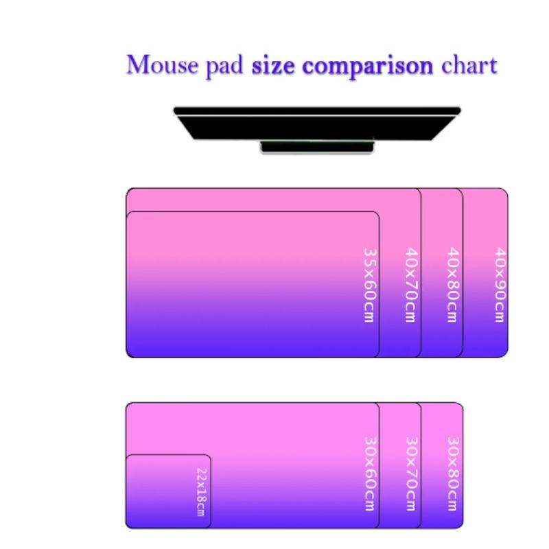 Fresh Cherry Blossom Chinese Trend Style Mouse Pad Extra-large Thickened Office and Study Pad Japanese Non-slip Desk Mat