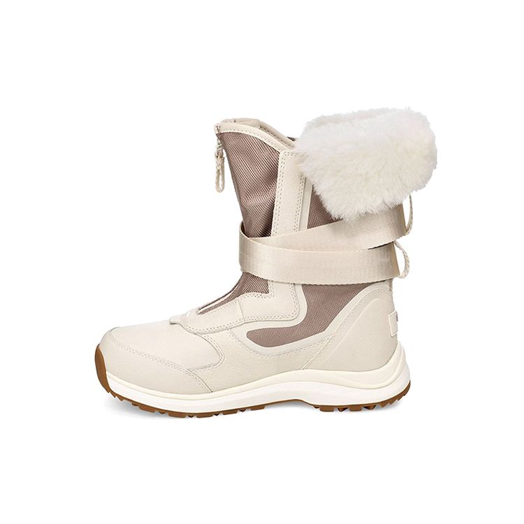 UGG Tahoe Warm Zipper Splicing Snow Boots Women boots Jasmine-White 1103848-JSM 36