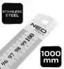 Ruler 100 Cm, Stainless Steel