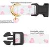Strawberries Flower Pattern Adjustable Pet Collar Cotton Cat Traction Necklace Pet Dog Collar  Cat