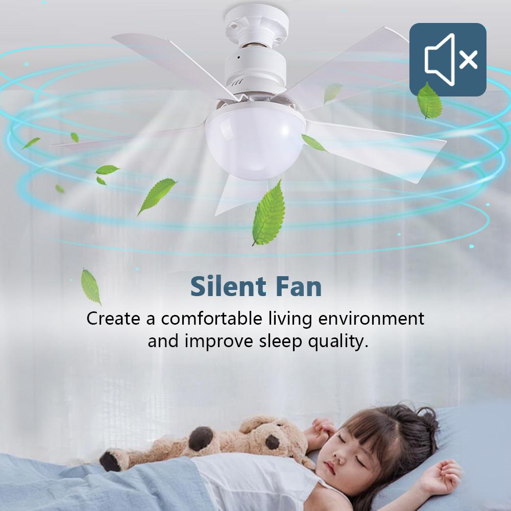30W LED Light Ceiling Fan with Remote Control LED Fan Lamp 3 Speeds Adjustable Decorative Ceiling Fanlight for Home Bedroom