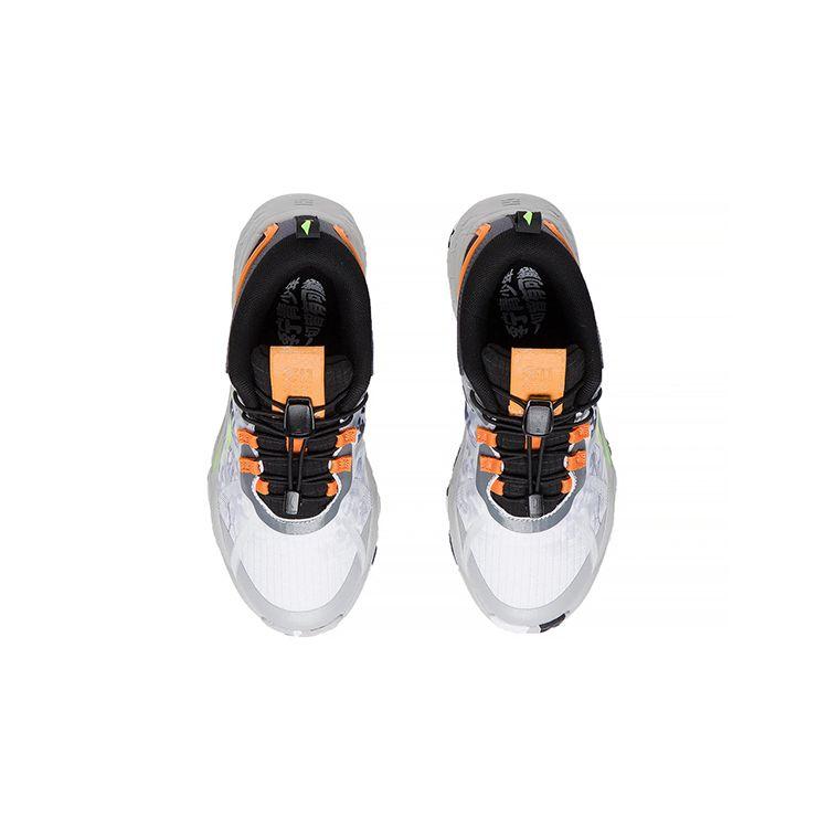 LiNing ZhiXing Pro Tlumení nárazů Odraz Protiskluzové Odolné Prodyšné Lehké Nízké Běžecké boty Dětské tenisky Šedá Bílá YKFS068-1