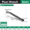 Durable Ratchet Wrench 8-32mm Plum Blossoms Open Combination Wrench Two-Way Double Fast Ratchet Wrench Auto Repair Tools