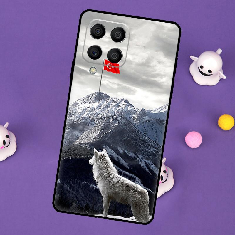 Turkey Wolf Mustafa Kemal Atatürk Cover For Samsung Galaxy M20 M30s M33 M13 M23 M53 M15 M55 M31 M51 M14 M34 M54 M32 M52 Case