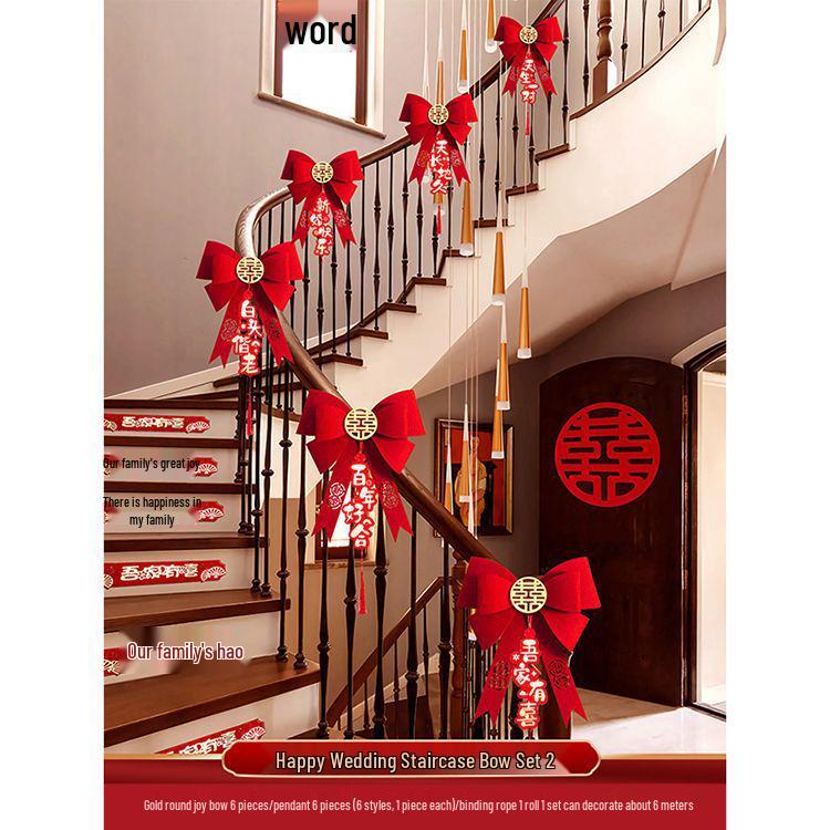 Wedding Handrail Decor: Stair & Balcony Floral Accents for Venue Styling