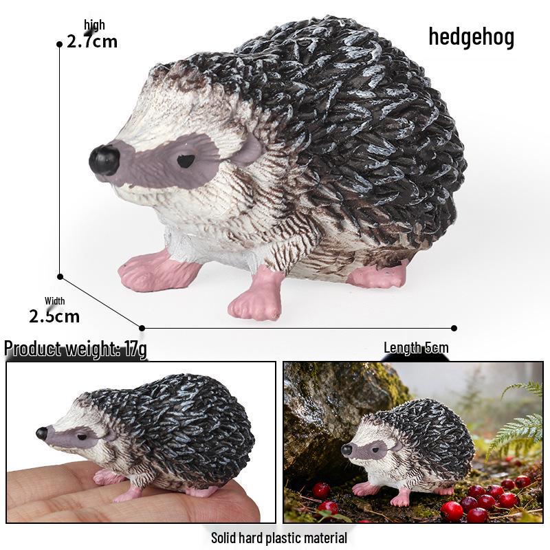 Animal Model Set: Lion, Tiger, Elephant, Panda, Giraffe, Hippo, Rhino, Sheep