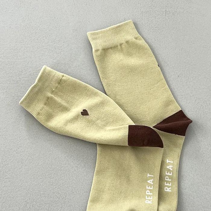 [3 Set] Heart Socks
