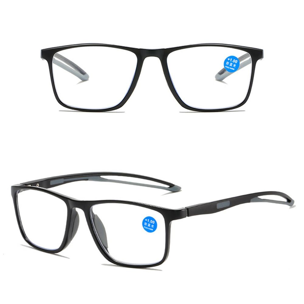 Blue Ray Blocking Anti-Blue Light Reading Presbyopia Eyeglasses Ultra Light Weight Eye Protection Hyperopia Eyeglasses Sports TR90 Material