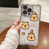 Cute Little Capybara Phone Case For Xiaomi 15T 14T 13 Pro 15 F8 Ultra Poco X7 F7 Pro X3 X5 X6 F5 M7 Soft Shockproof Clear Cover
