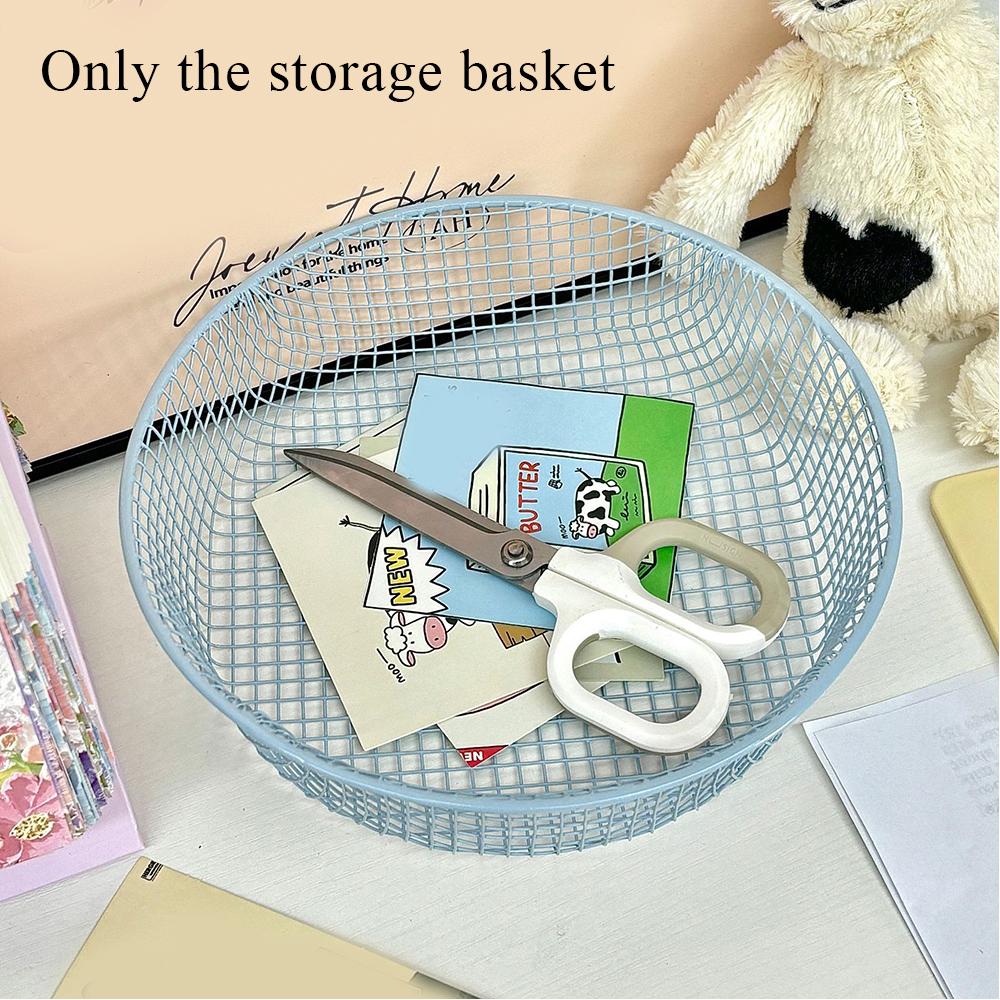 Make-Up Sortierhalter Foto-Karten Hülle Schreibtisch Kleinkram Organizer Schreibwaren Box Metall Aufbewahrungskorb Büro Heimbedarf