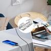 USB Cable Wire Cord Clip No Drilling Transparent Multi-Model Under Desk Cable Clip Adhesive Wire Holder Keeper Organizer