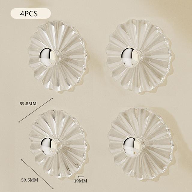 

4 шт. Новый крючок для настенного крепления полотенца, брелок, крепкий самоклеящийся крючок для ванной комнаты, вешалка для одежды, кухонные принадлежности, украшение для дома прозрачный