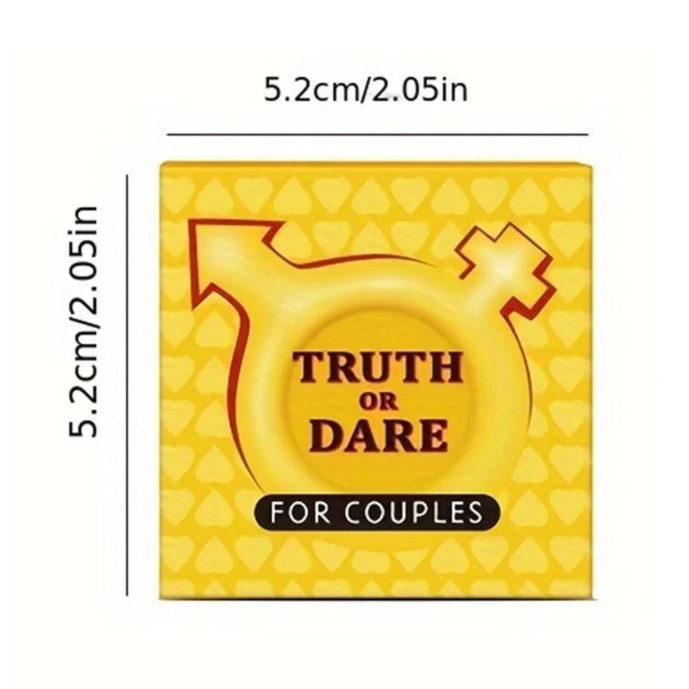 Truth Or Dare Card Romantic Game,for Couples Lovers Board Game Drunk Couples Drinking Game Card Christmas Thanksgiving Gift