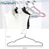 HOSUR Laundry Leaves No Prevents Clothes from Non-Slip Hangers, Stylish, Thin, Marks, Anti-Slip, Deforming, 20-Pack (Green)