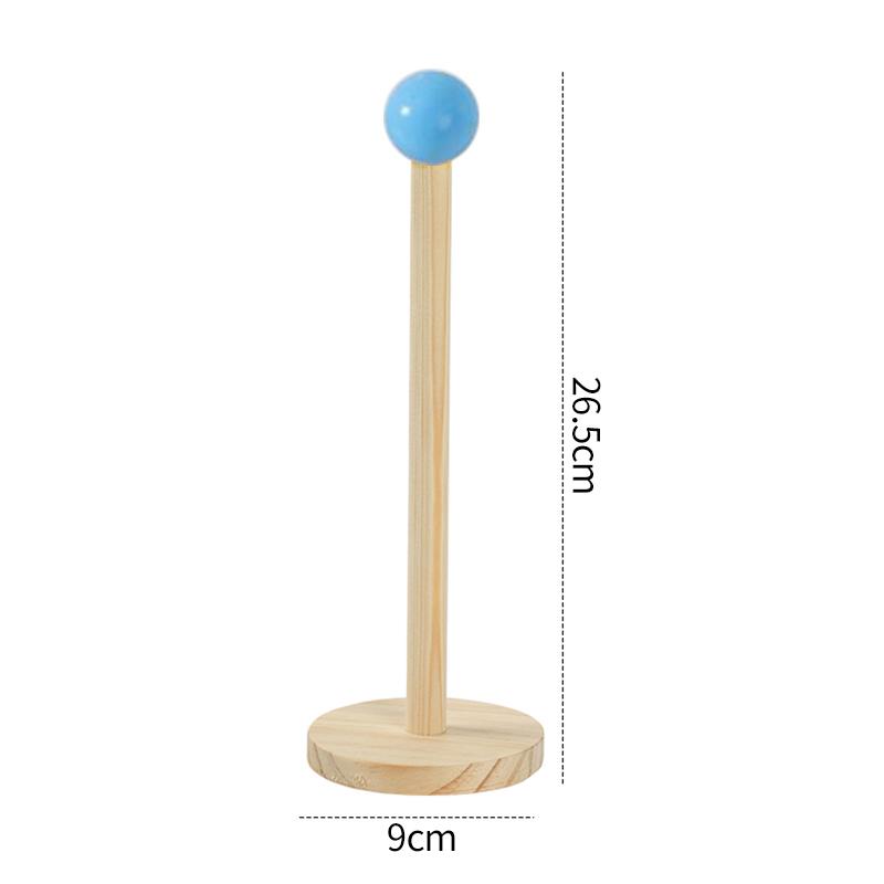 Vertical Wood Hair Tie Storage Rack Hair Accessories Display Stand Jewelry Hair Bands Storage Rack Organizer