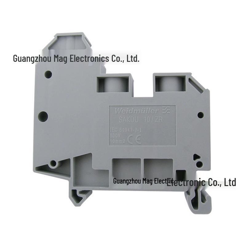 

Weidmuller SAKDU 10/ZR Terminal Block, Part No. 2018170000