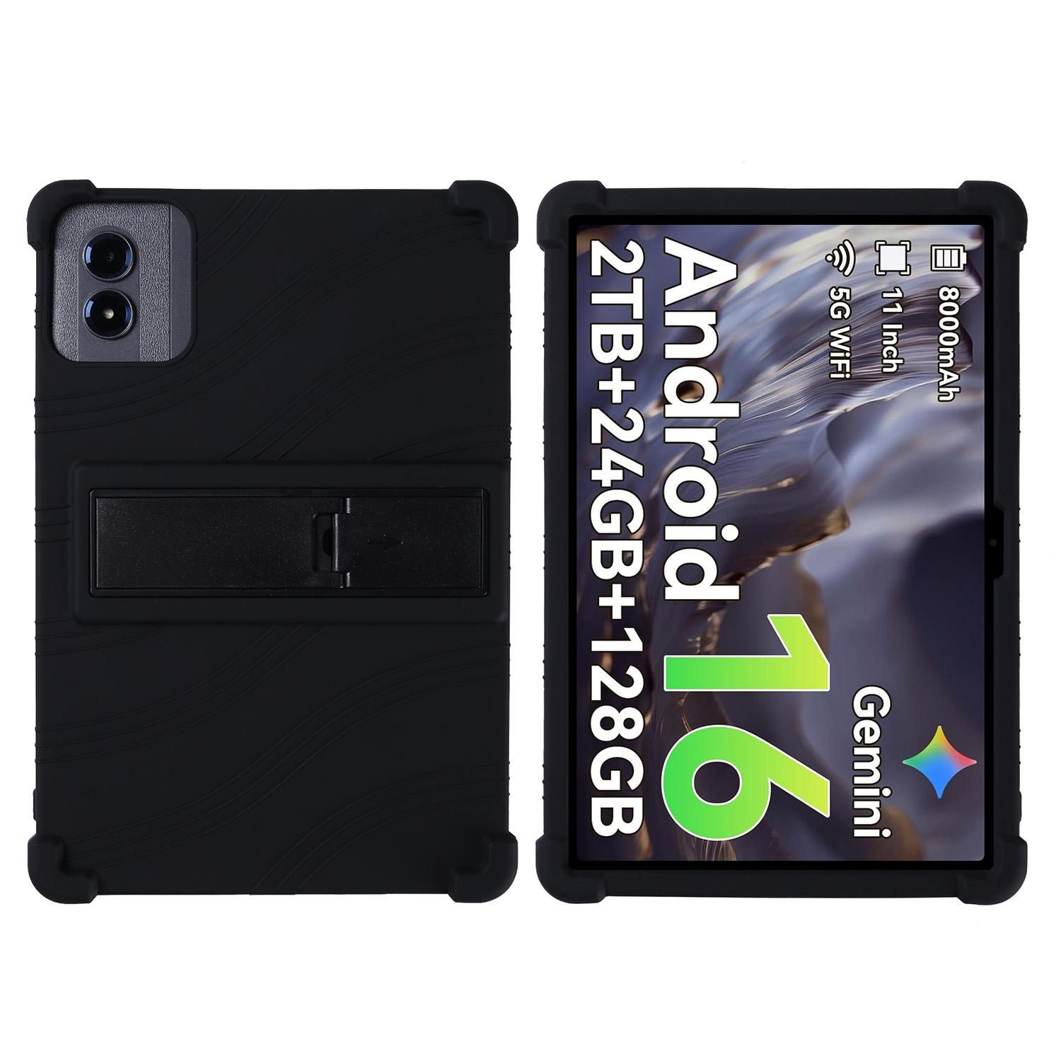 Soft Silicon Cover For VekfulPC T50 Tabwee W90 T90 T50 Teclast P50T 2026 11 Inch Tablet TPU Back Case Stand VekfulPC T50 11 Inch чёрный