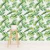 HaoHome Blumen und Pflanzen Abziehbar und Aufklebbar Tapete Abnehmbar Mehrfarbig Vinyl Klebstoff Floral Wandbeläge Wohnzimmer Dekor