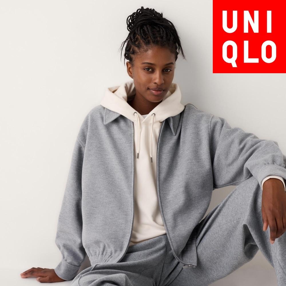 

Uniqlo Brushed Jersey Oversize Blouson 04 GRAY/WOMEN XXL