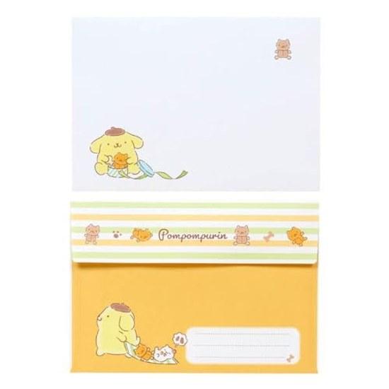 Sanrio Character Shaped Letter Set Pompompurin Package Approximately 16 Cm Wide 0.8 Deep 22 High 493881