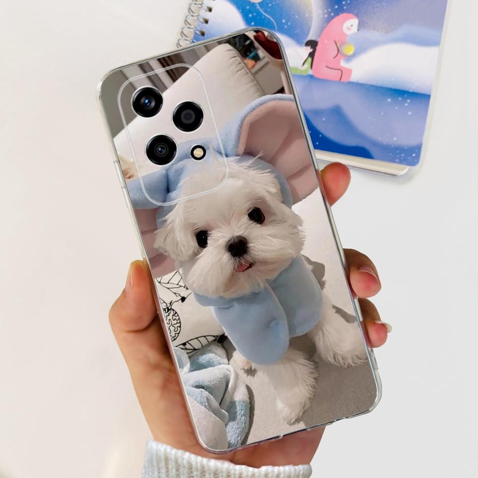 For Honor 200 Lite Phone Cover Case Cool Cartoon Dragon Space Man Cute Cat Funda Soft Clear Silicone Huawei Honor 200 Pro 200 5G