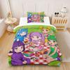 Star Print Comforter Set Bedding Set with Pillowcase Soft Microfiber Digital Printed Quilt for Teen Adult Bedroom Dorm Home Use