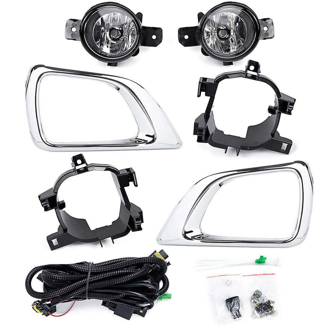 

Светодиодные противотуманные фары для Nissan Navara Frontier NP300 2015-ON, противотуманные фары на передний бампер автомобиля, дневные ходовые огни, автомобильные аксессуары 12 В