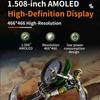 2025 New Outdoor Professional GPS Trajectory Smart Watch 1.5"HD Screen Waterproof Bracelet BT Call Smartwatch Men for Android IOS