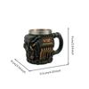 Engine Block Mug Industrial Mechanical for Car Enthusiasts, Mechanics