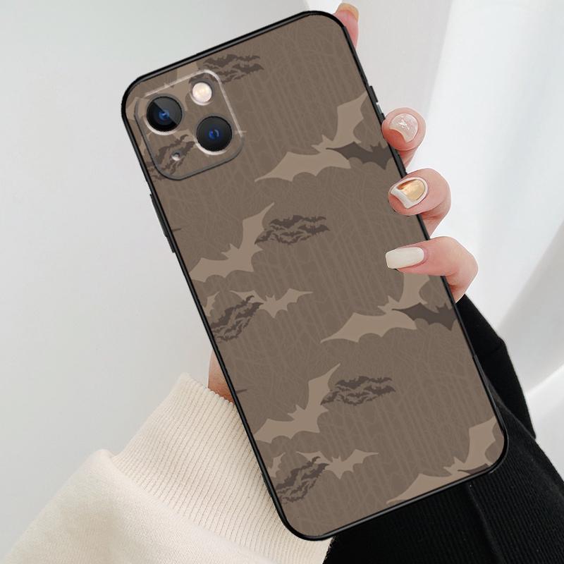 Bat Phone Case For iPhone 17 Pro Max 16 15 11 13 12 14 Pro Max Mini 15 16 Plus 16e 17 Air Cover