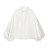 2026 Spring Arrival: European & American Style Versatile Puff Sleeve Poplin Shirt