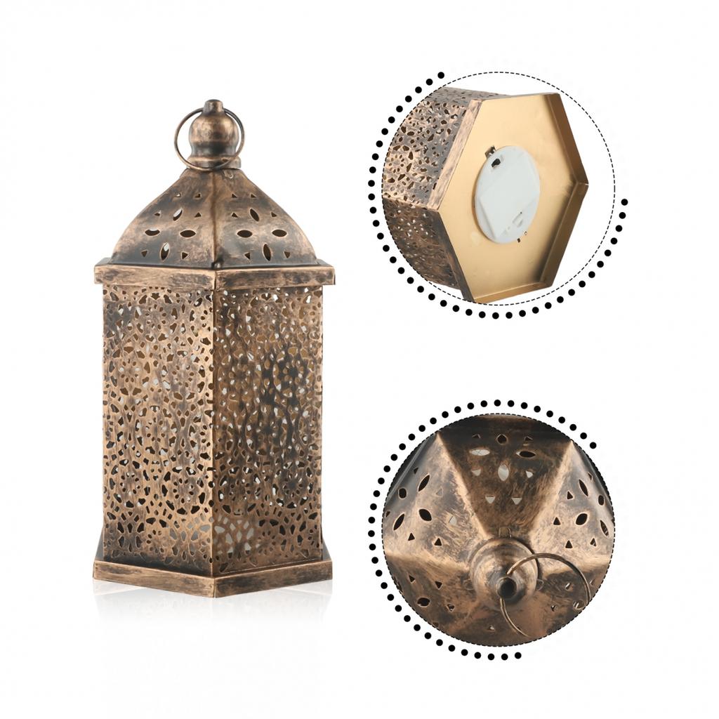 Metal Lanterns Night Light Accessories Home Decoration