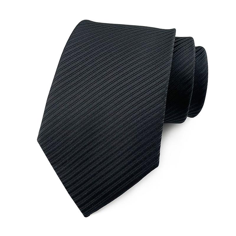 Solid Color High Density Silk Satin Tie 8Cm Fashion Tie