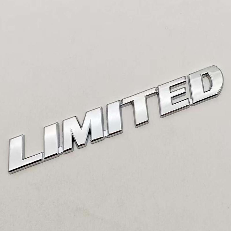 3D Metal Car Letters Logo LIMITED Rear Trunk Badge Sticker Emblem For JEEP Grand Cherokee Overland Compass Wrangler Accessories