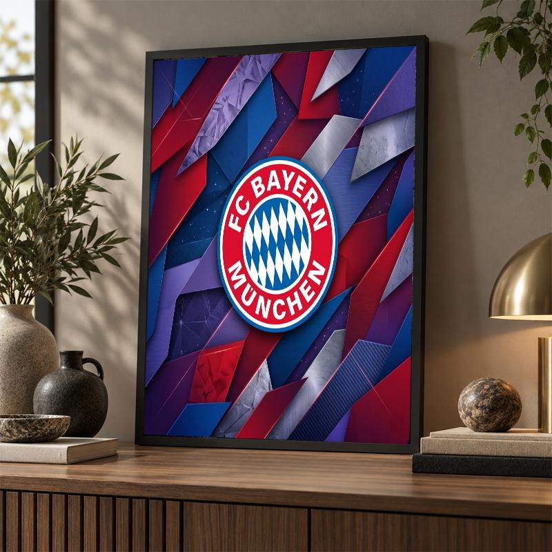 Bayern Munich Diamond Painting Kit 5D Full Drill DIY Diamond Mosaic Wall Art Home Decor