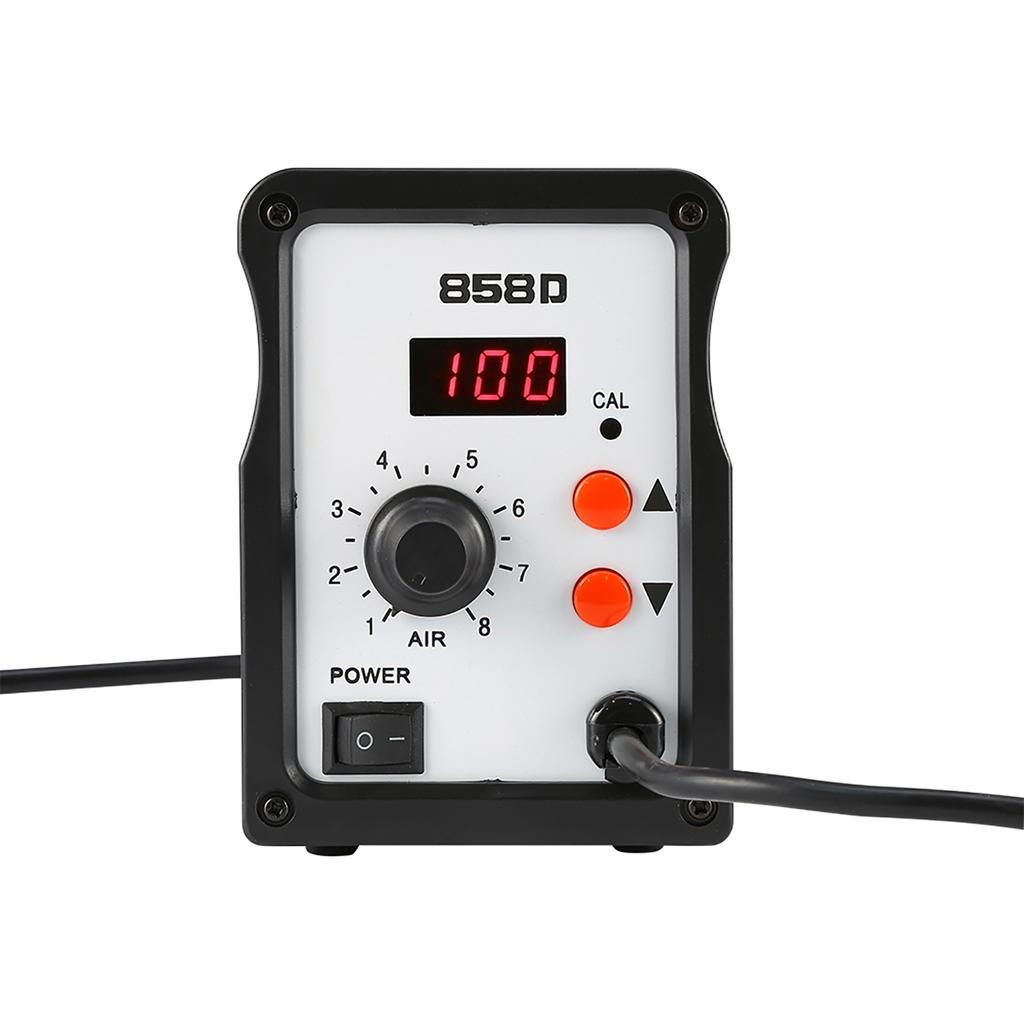 Digital SMD Soldering Desoldering Station Hot Air Rework Gun Tool   3 Nozzles