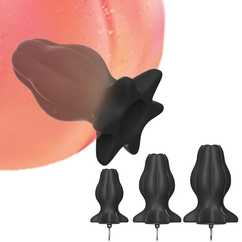 Silicone Anal Plug 3 Sizes Removable Butt Plug Stimulation Anus Masturbator G Spot Massage Dildo  Sex Toys for Man Women