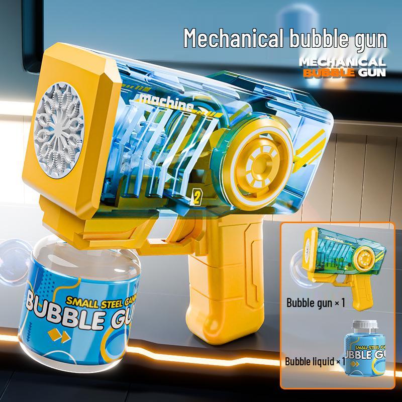 Automatic Gatling Bubble Gun Toy for Kids - Outdoor Fun Gift