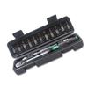 Torque Wrench Set 15Pcs 1/4" 2-24Nm Bike Allen Key Tool Socket Spanner Bicycle Repair Kit Bicycle Automotive Tool