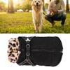 Warm Dog Jacket Stylish Windproof Thickened Cold   Reflective Dog Winter Coat with Chest Strap for Outdoor Walking Hiking