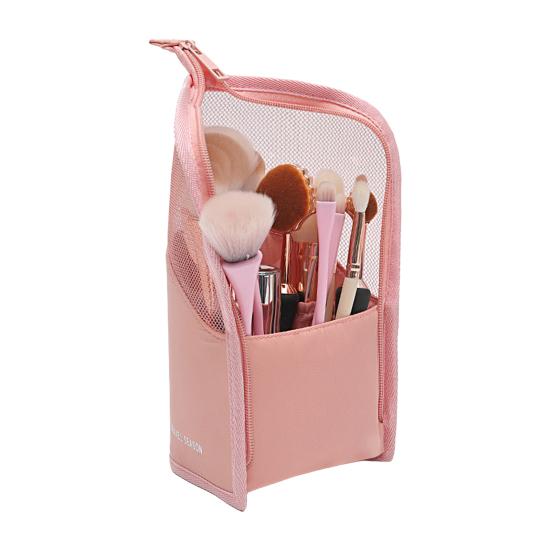 Storage Washable Standing Smooth Zipper Waterproof Makeup Tool Organizer Makeup Tool Organizer
