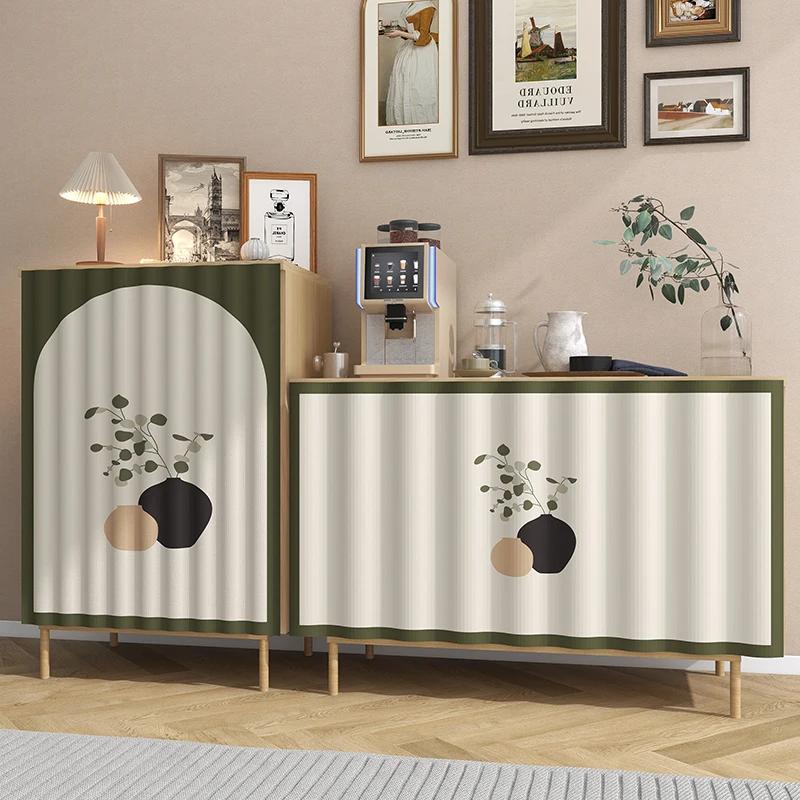 Self-adhesive Cabinet Curtain Dustproof Half-Curtain Kitchen Short Curtains Furniture Dustproof Short Curtains Home Shelf Cover