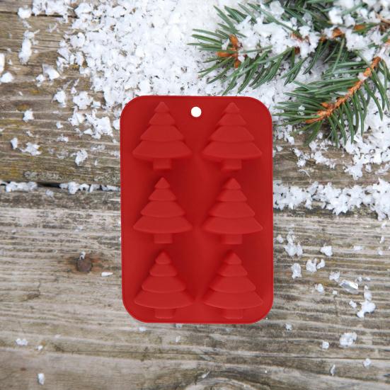 Christmas Silicone Soap Molds Xmas Cake Mold Easy to Clean Food Grade Various Shapes Baking Mold for DIY Soaps Candles Chocolates