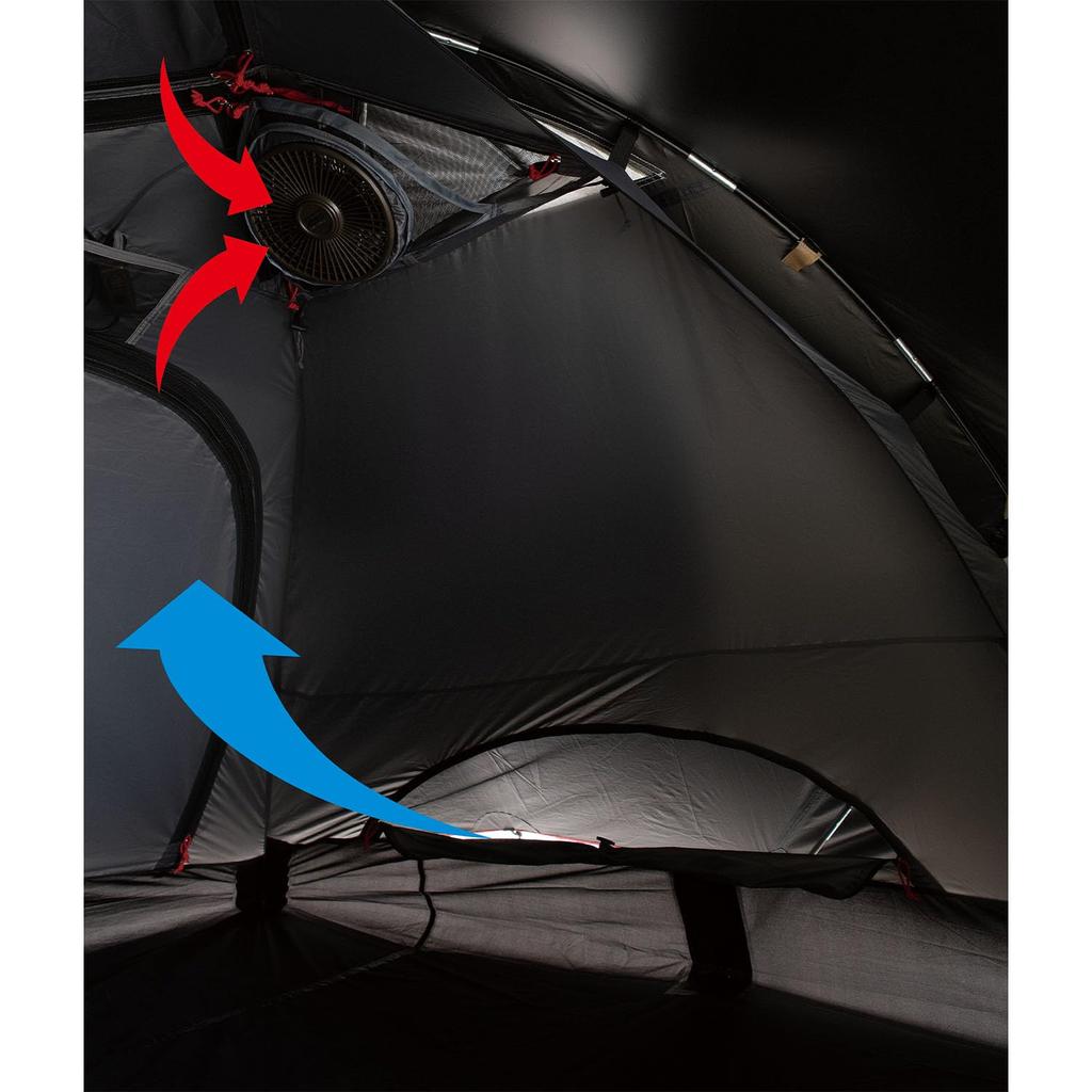 Coleman Reversible Fan Ventilation for Camping, Outdoors, and Tents, Electric Fan for Ventilation and Cooling, Comfortable Circulation