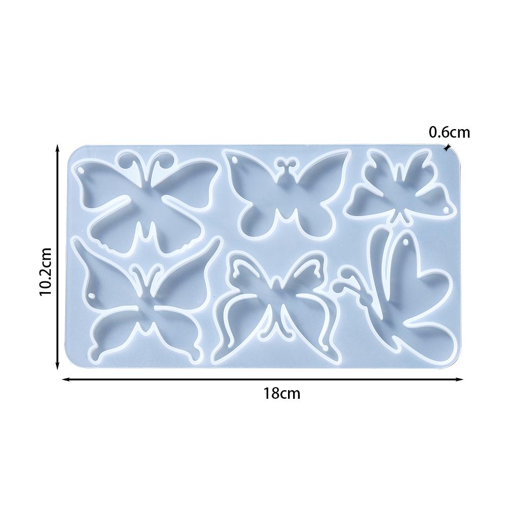 Butterfly Earrings Pendant Silicone Mold Leaf Epoxy Resin Casting Mould for DIY Epoxy Resin Pendant Chrams Jewelry Crafts