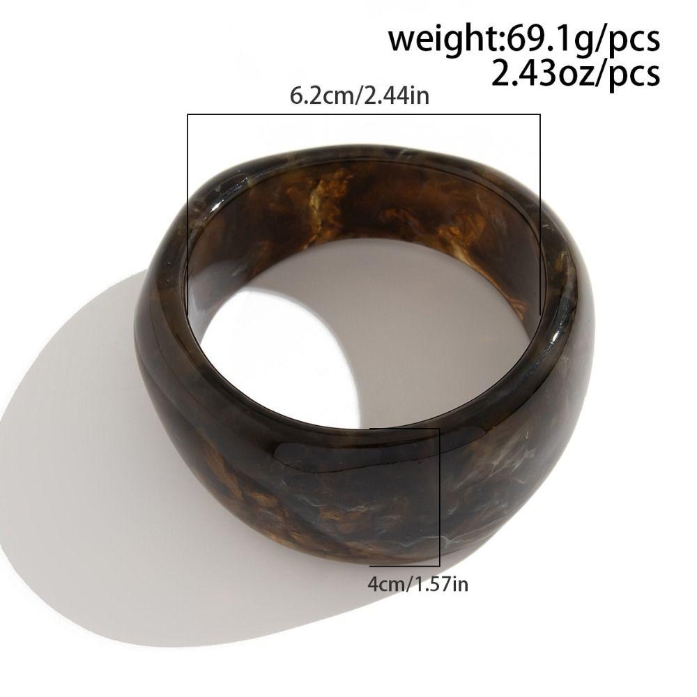 Irregular Resin Acrylic Bracelets Geometric Lady's Bracelet New Chunky Bangles  Gifts