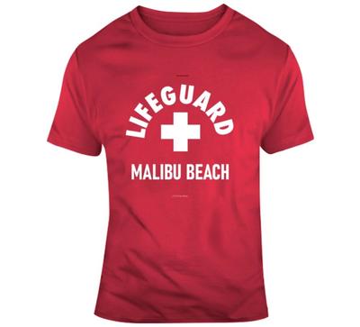 Rettungsschwimmer Malibu Beach Kalifornien Surfen Sommer Ozean Geschenk T-Shirt