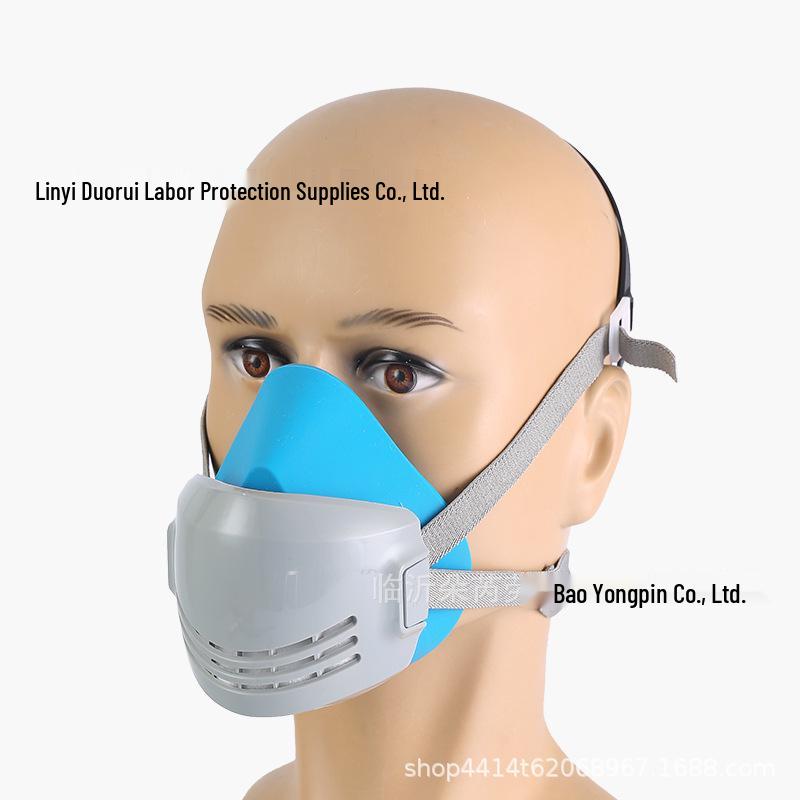 Industrial-Grade Dustproof Silicone KN95 Mask for Grinding, Welding, and Cement Work