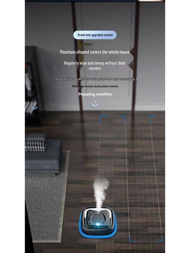 Smart Dual-Use Sweeping and Mopping Robot with Humidifier Function