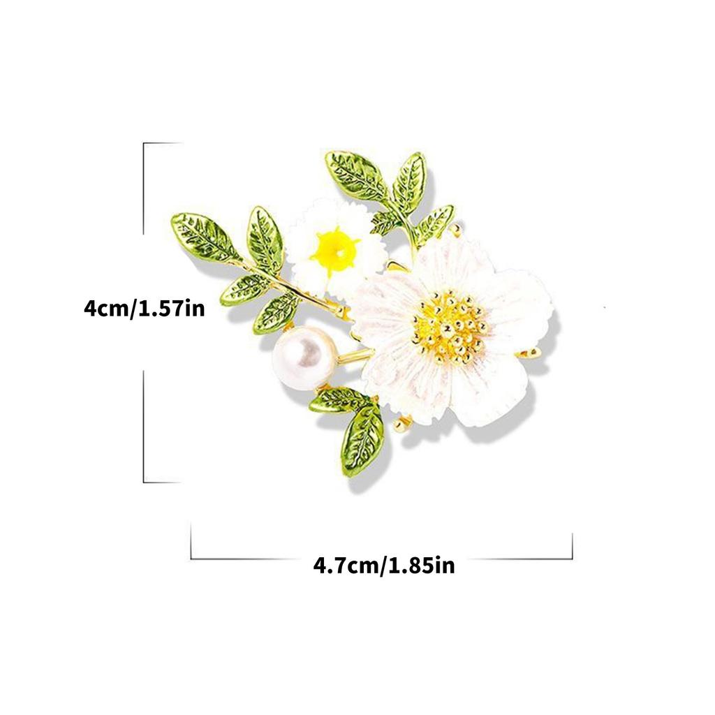 Sparkling Crystal Daisy Flower Brooch Elegant Rhinestones Decoration Jewelry Gift For Women Dress Coat Accessories